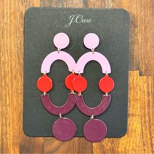 NWT J Crew statement earrings